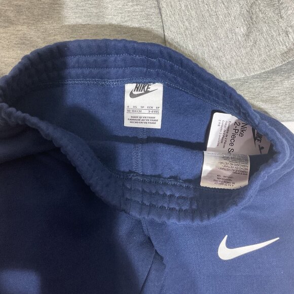 Nike Toddler Boys 2-Piece Set T-Shirt & Pants Gray/Blue Size 4T Cotton - Picture 4 of 6